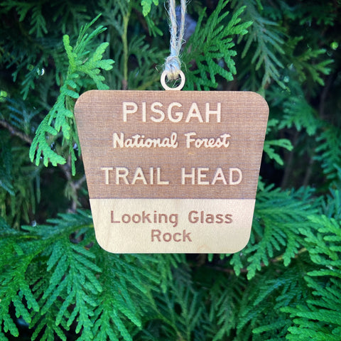 Looking Glass Rock Trailhead | Pisgah National Forest Ornament