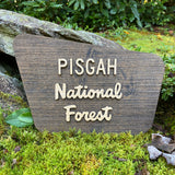 Pisgah National Forest Sign - 12" W