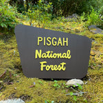 Pisgah National Forest Sign - 27" W
