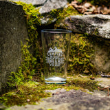 Camping without Beer Pint Glass